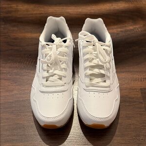 Reebok Classic White Sneakers with Gum Sole